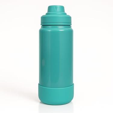 Imagem de Garrafa Térmica 800ml Mystic Glow Grande Mantém Temperatura Gelada & Quente (Verde Água)