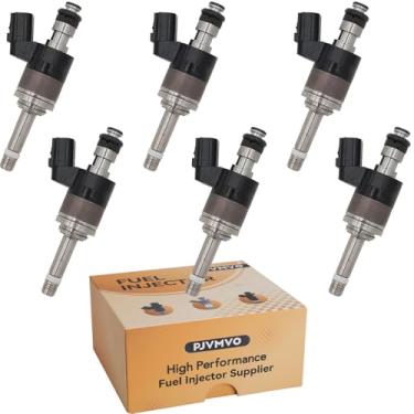 Imagem de Injetores de combustível de alta pressão 16010-RLV-315 GDI 3,5L, compatível com/Honda 3.5 Odyssey Pilot Ridgeline 2016-2020 |Motor # J35-Gas |6 furos| |Conjunto de 6|