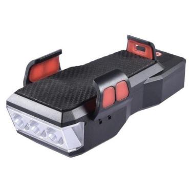 Imagem de Farol Lanterna Led recarregável com Buzina e suporte de celular para B