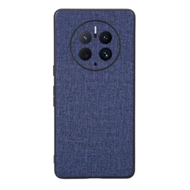 Imagem de Capas Compatível com Huawei Mate 50 PRO,Design de padrão de tela,Pproteção completa de 360°,Pplástico macio,Proteção contra queda-Blue