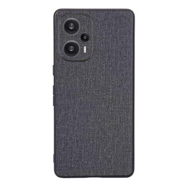 Imagem de Capas Compatível com Xiaomi Redmi Note 12 turbo,Design de padrão de tela,Pproteção completa de 360°,Pplástico macio,Proteção contra queda-Black