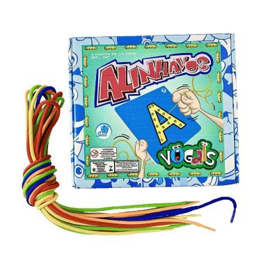 Imagem de Jogo Pedagógico Alinhavos Vogais - Simque