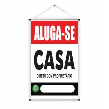 Imagem de Banner pronto Aluga-se BA 449 medida 45x70 cm arte Pronta