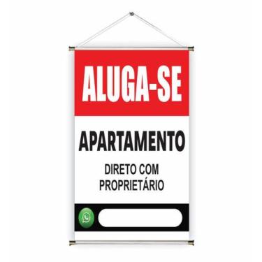 Imagem de Banner pronto Aluga-se BA 450 medida 45x70 cm arte Pronta