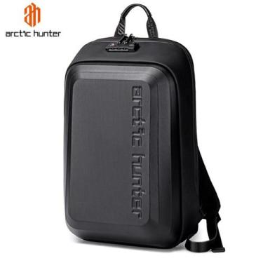 Imagem de Mochila Notebook Impermeável com Cadeado Arctic Hunter Preta - Ecom Si