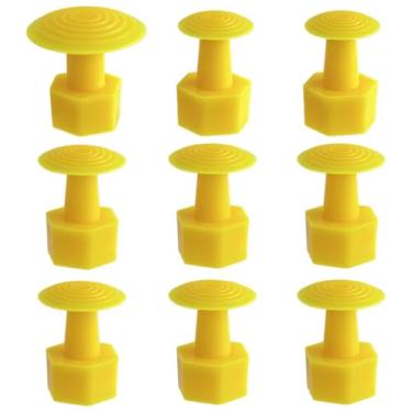 Imagem de Abas de extrator de amassados de 3 tamanhos, 9 peças de abas de remoção de amassados de carroceria, ferramenta de reparo de amassados sem pintura, abas de cola com ventosa de gelo para reparo de