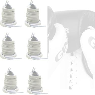 Imagem de Luvas de boxe com cadarço – Pacote com três pares, luvas de boxe com cadarços de alta resistência e alças seguras para treinamento de boxe