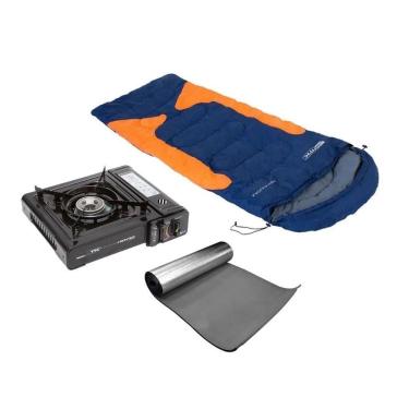 Imagem de Saco De Dormir Freedom -1,5c A -3,5c Azul E Laranja Itens