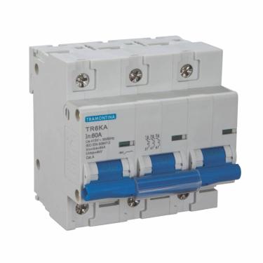 Imagem de Disjuntor Tramontina TR6KA 100A IP20 C 8x7x8cm