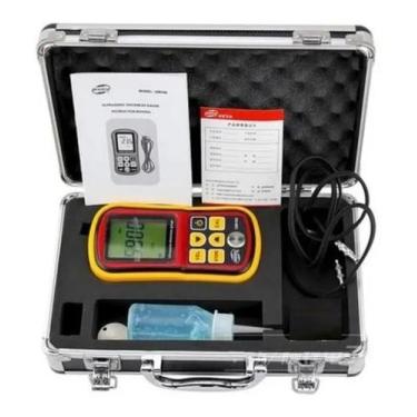 Imagem de Medidor Espessura Ultrassom Gm100 + Maleta + Gel - Benetch