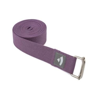 Imagem de Cinto Fita De Yoga Correia Para Alongamento 2.5 M X 38 Mm Bodhi (roxo nude)