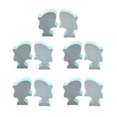 Imagem de NentMent Pacote com 10 limpadores de vidro para aquário de mesa, ferramenta de limpeza, escova de esponja, raspador de algas para kit de aquário de vidro nano pequeno tanque betta