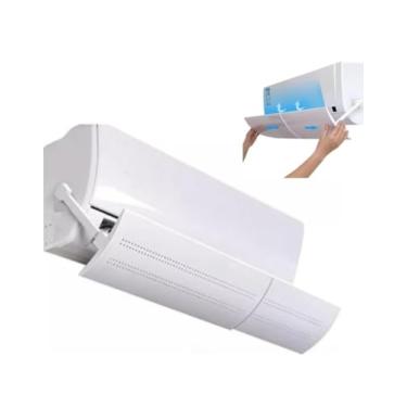 Imagem de Defletor Adesivo Direcionador De Vento Ar condicionado Split Com Regulagem De Ângulo Tamanho Até 103cm.