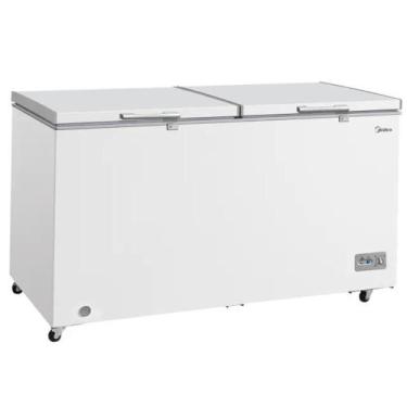 Imagem de Freezer 508L 2 Portas Degelo Manual Midea MDRC698FZD01, Branco, 110V