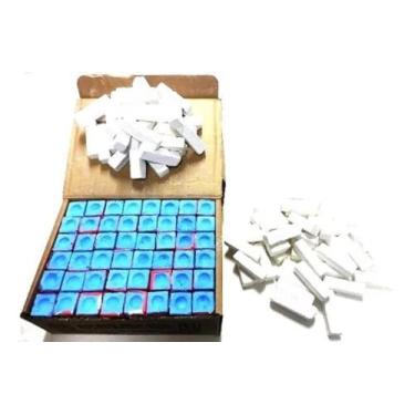 Imagem de 50 Giz azul + 1 Kg de giz Branco Taco / Bilhar / Sinuca / Snooker - So