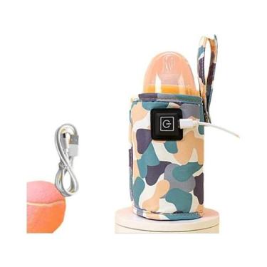 Imagem de Aquecedor Portátil De Mamadeiras USB Para Leite E Água, Isolado, Para 
