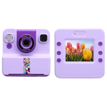 Imagem de Zopsc Câmera de Impressão Instantânea para Adolescentes, Foto de 24MP e Vídeo de 1080p Com Tela de 2.4 Polegadas, Câmera de Impressão Térmica Portátil para Estudantes, Criadores de (Roxo)