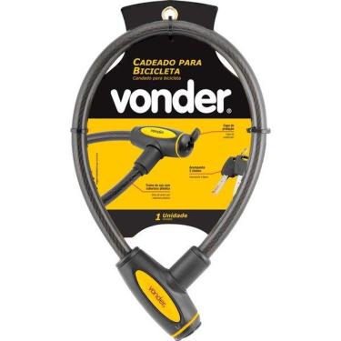 Imagem de Cadeado Para Bicicleta 60cm Plastificado Vonder