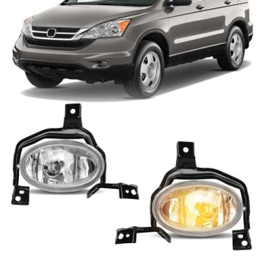 Imagem de Conjunto de farol de neblina compatível com Honda CR-V 2010-2011, kit de lâmpadas de neblina com lâmpadas halógenas H11 12V 55W, interruptor e chicote de fiação, substitui OE 08V31SWA1M002