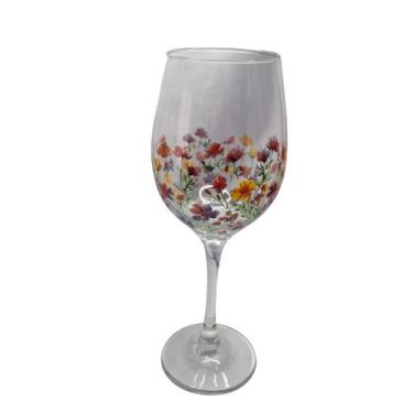 Imagem de Taça De Vidro Grande 490Ml Vinho Água Floral - Bialluz