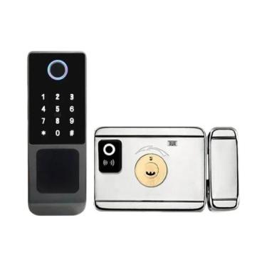 Imagem de Fechadura Inteligente À Prova d'Água Tuya Wifi Controle Remoto Sem Cha