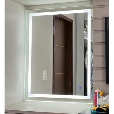Imagem de Espelho com touch led 6500k embutido 0,60x0,70 - ESPELHOLED DECOR