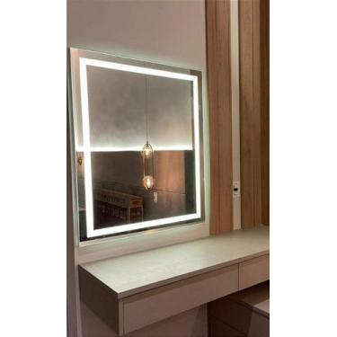 Imagem de - Espelho com touch led 4000k embutido 0,60x0,70 - ESPELHOLED DECOR