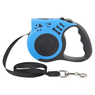 Imagem de ZJchao Coleira Retrátil de Cachorro, Trela de Cachorro de Longa Coleira de Retrátil de Com Luz LED 16,4 Pés Forte Trator Telescópico Automático para Animais de Estimação Ao Ar Livre