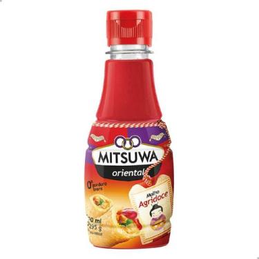 Imagem de Molho Agridoce Mitsuwa sabor Oriental Frasco 250ml Zero Gordura Trans 