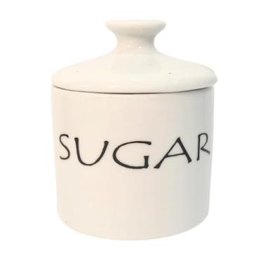 Imagem de Açucareiro Porcelana Decorado Decalque Mesa Posta Cozinha Elegante Charme Delicado Só Arts® (Sugar)