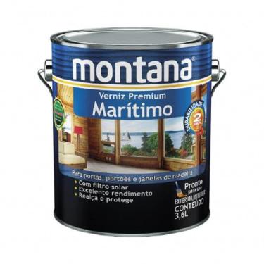 Imagem de Verniz Natural Para Madeira Marítimo Premium Galão 3,6 Lt  - Montana, 
