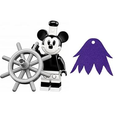Imagem de LEGO Disney Series 2: Minifig mickey mouse vintage com cabo LEGO roxo bônus (71024)