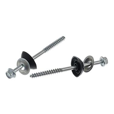 Imagem de Bemfixa 2376 Parafuso para Telha com Arruela Metal e Vedação, 5/16 x 110 mm, 10 unidades