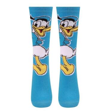 Imagem de Meia Infantil Personagens Disney Cano Longo Trifil Conforto Algodão, P