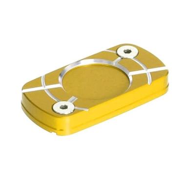 Imagem de Tampa do reservatório de fluido de freio dianteiro Monkey compatível com Monkey 125 CT125 Trail 125 DAX ST125 Acessórios de motocicleta Tampa do tanque de óleo do freio dianteiro (dourada)