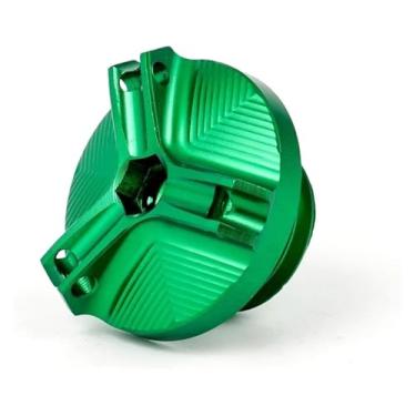 Imagem de Tampa de enchimento de óleo para motor de motocicleta compatível com Z650 Z800 Z400 Z1000 SX Z1000R Versy 650 1000 Ninja Vulcans 650 (verde)