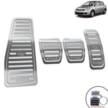 Imagem de Descanso Pedaleira Manual Nissan Tiida 2008 A 2013 Prata