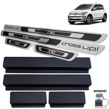 Imagem de Soleiras Preto Alto Relevo Volkswagen Cross Up Tsi