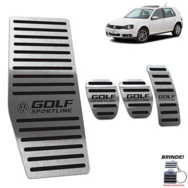 Imagem de Descanso + Pedaleira Manual Golf Sportline Até 2014 Preto