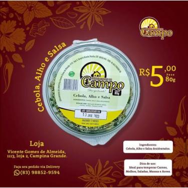 Imagem de Tempero Cebola, alho e salsa 90g - Condimentos do campo