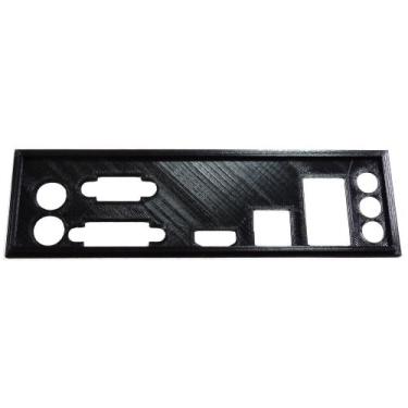 Imagem de Espelho Acabamento Tampa Chapinha Placa Mãe ASUS H61M-A - OVER CLOCK
