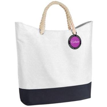 Imagem de Sacola Ecobag em Poliéster e Alça de Corda Sea TopGet-Unissex