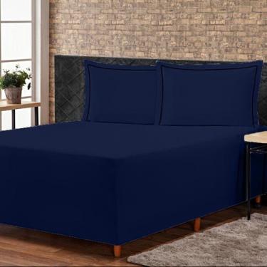 Imagem de Jogo de Lençol Conjugado para Cama Box KING Versatile com Fronhas 03 P