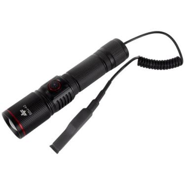 Imagem de Lanterna Tática LED Recarregável 10W (500lm) c/ Switch Remoto SDJ-42 -