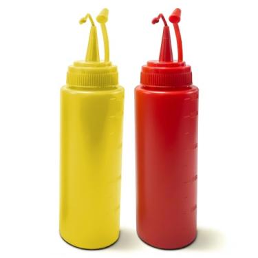 Imagem de Garrafa falsa de ketchup e mostarda | Garrafas de condimento de brincadeira | Recipientes de mostarda e ketchup de palhaço | Garrafas de ketchup e truques de mostarda | Garrafa de esguicho falsa