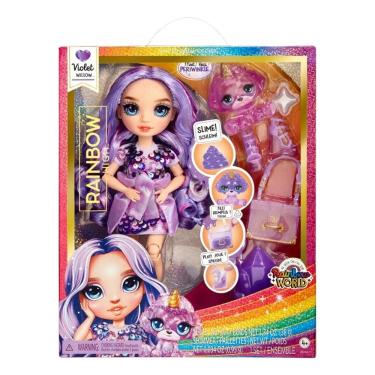 Imagem de Boneca Rainbow High Classic Fashion Color Violet Willow 28 Cm – Mga