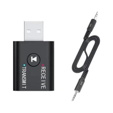 Imagem de Transmissor E Receptor De Áudio Bluetooth 2 Em 1 Com Microfone HD Adap