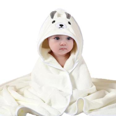 Imagem de Toalhas com capuz para bebês TMIELYBS, pacote com 4, envoltórios de ba