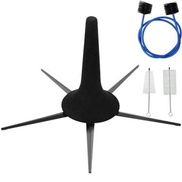 Imagem de Suporte para trompete EASTROCK Portable com kit de limpeza