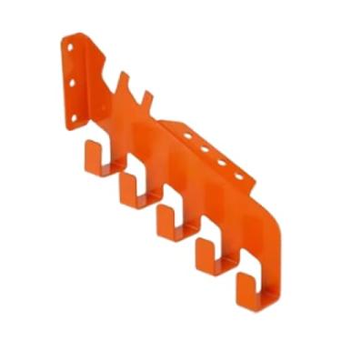 Imagem de Generic Acessórios de gancho de armazenamento para corrente de motosserra Suporte resistente para corrente de motosserra Suporte de parede para galpões de